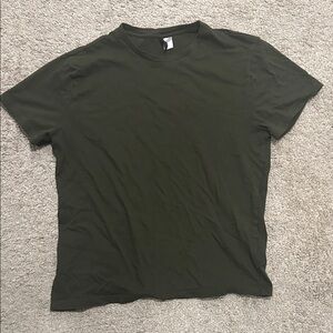 Divided Dark Green Short Sleeve Tee